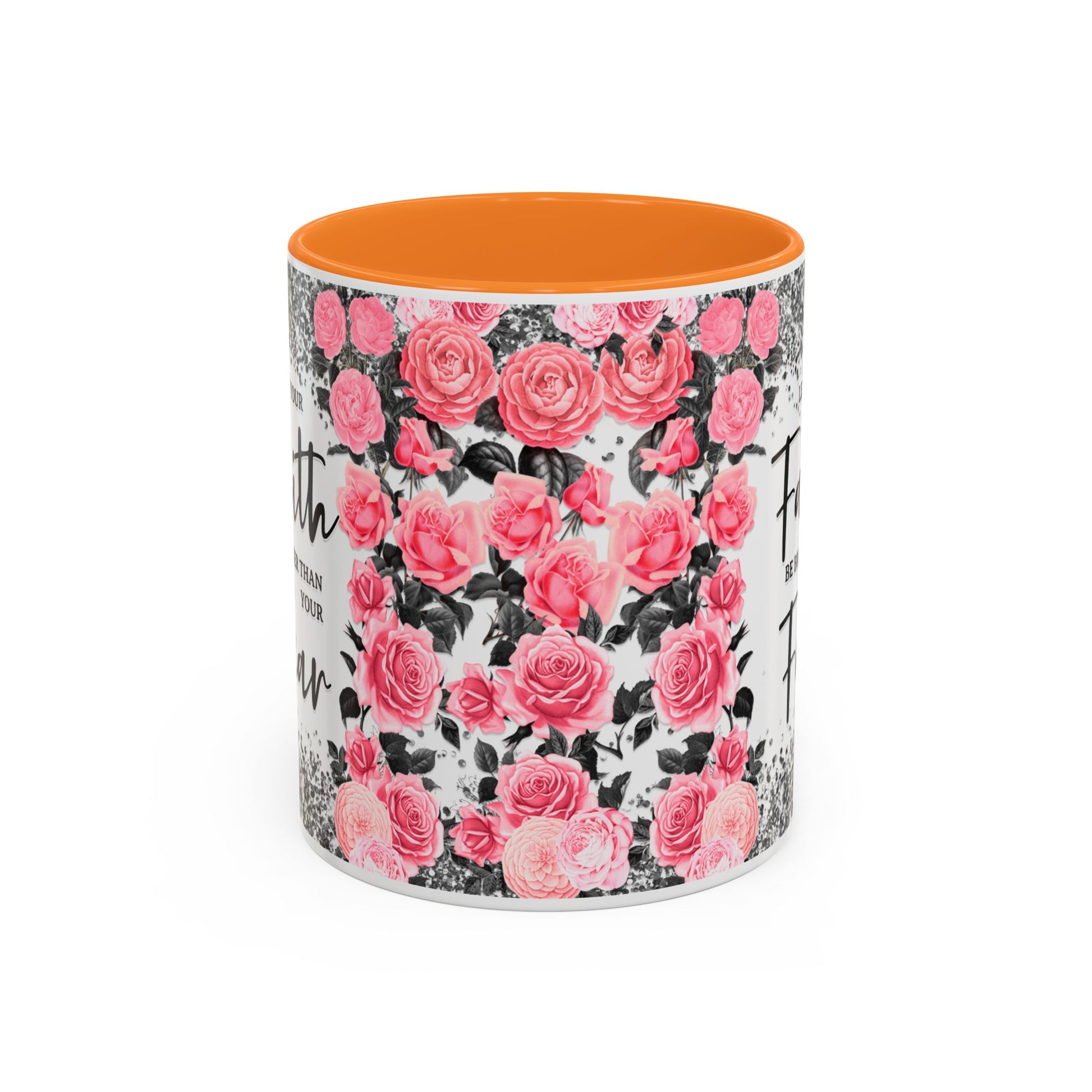 Colorful Floral Faith Mugs - Inspirational Coffee Cups for Home & Gifts - GULLYDESIGN