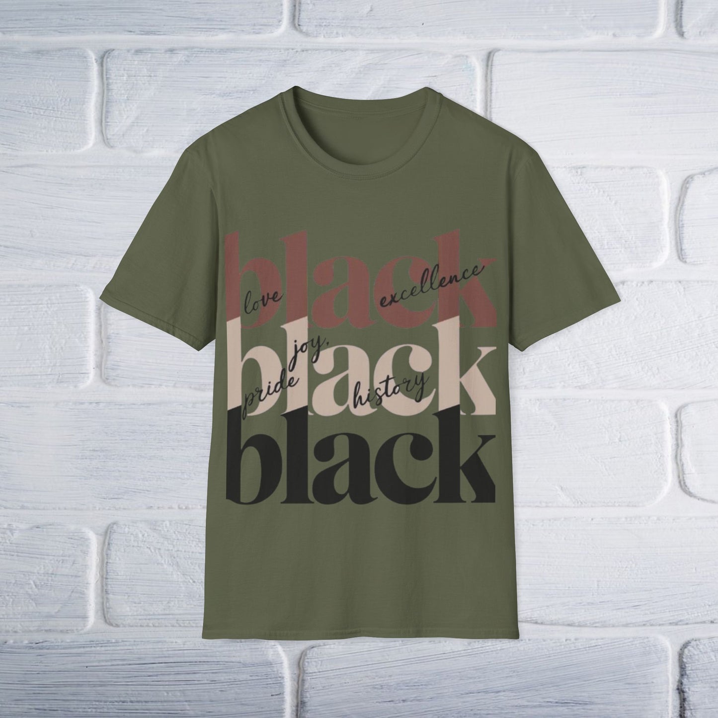 Black History T-Shirt - Unisex Softstyle - GULLYDESIGN
