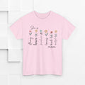 Inspirational Mom Heavy Cotton Tee - Strong, Brave, Kind, Beautiful Design - GULLYDESIGN