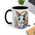 Cute Easter Bunny Mug - Colorful Ceramic Coffee Cup for Spring Celebrations - GULLYDESIGN