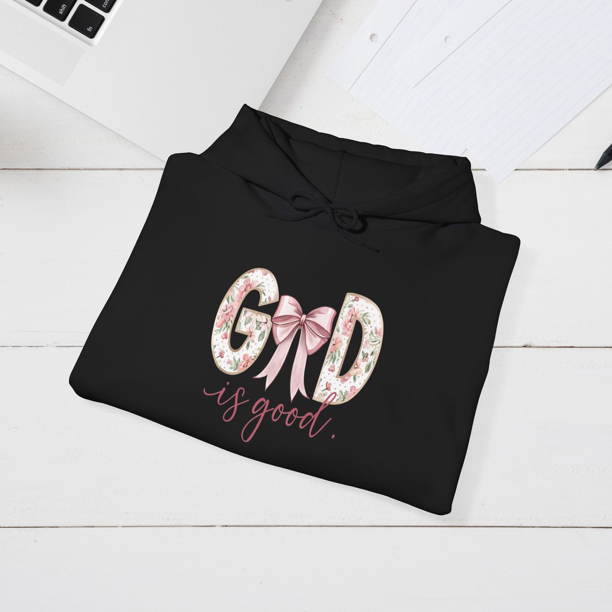 Inspirational God is Good Hoodie - Unisex Heavy Blend™ Sweatshirt - GULLYDESIGN