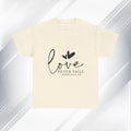 Love Never Fails Unisex Heavy Cotton Tee - Inspirational Christian T-Shirt - GULLYDESIGN