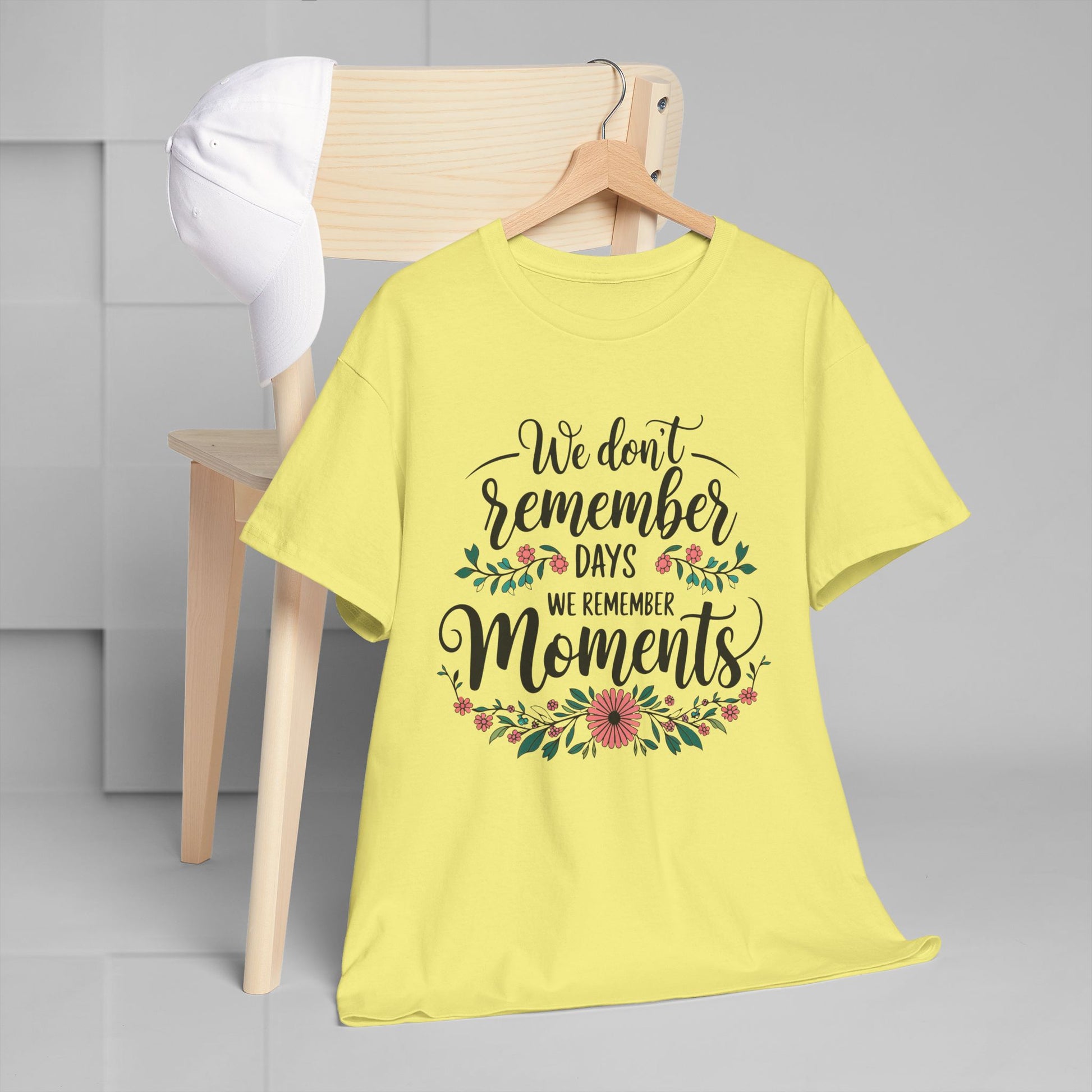 Moments Remembrance Unisex Heavy Cotton Tee - Inspirational Graphic Shirt - GULLYDESIGN