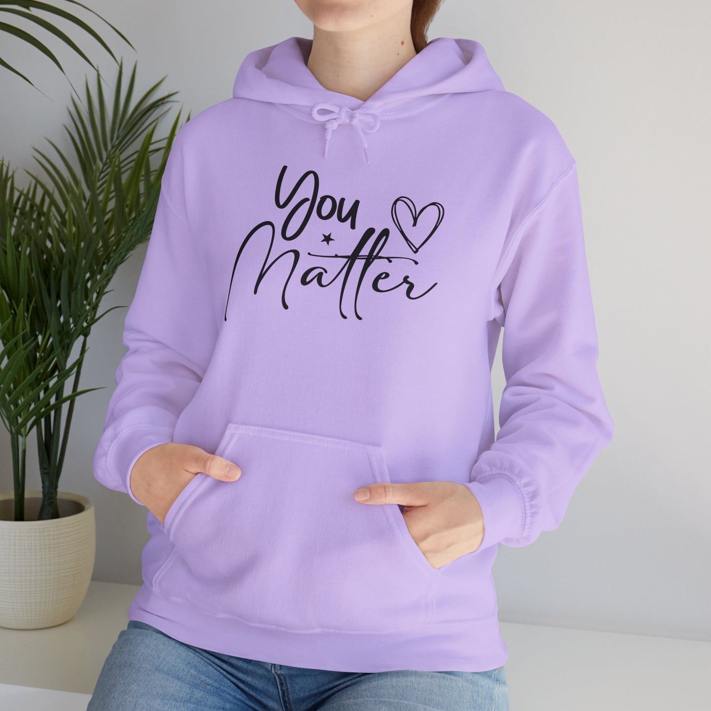 You Matter Unisex Heavy Blend™ Hooded Sweatshirt - Inspirational Warmth for Everyday Comfort