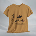 Love Never Fails Unisex Heavy Cotton Tee - Inspirational Christian T-Shirt - GULLYDESIGN