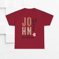 Personalized Unisex Heavy Cotton Tee - Custom Name & Age Design - GULLYDESIGN