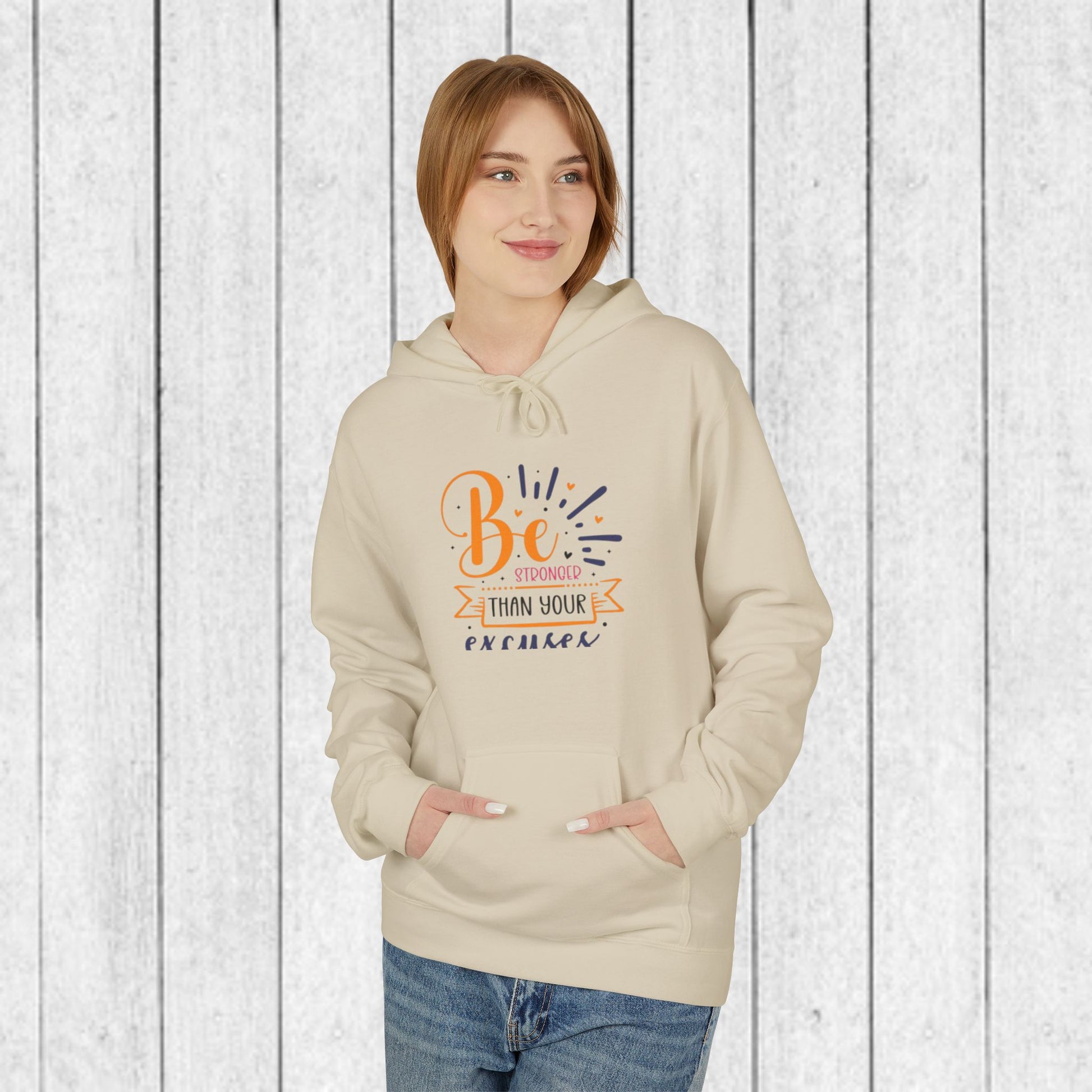 Be Brighter Than Your Excuses Unisex Hoodie - GULLYDESIGN