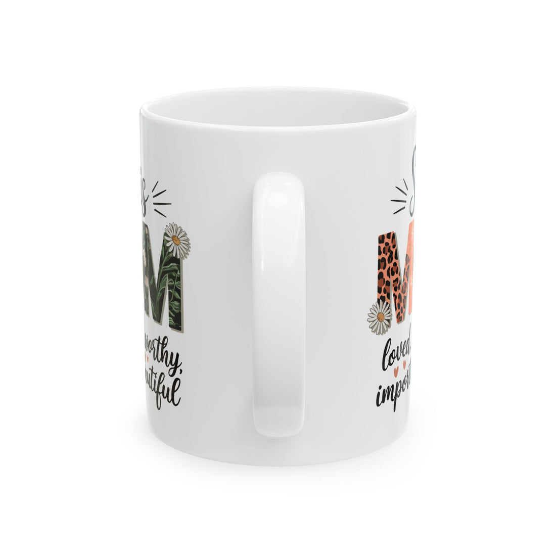 Mom Love Ceramic Mug - 11oz & 15oz | Perfect Gift for Mother's Day & Special Occasions