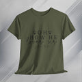 Inspirational Unisex Heavy Cotton Tee - 'Oh How He Loves Us' John 4:10 - GULLYDESIGN