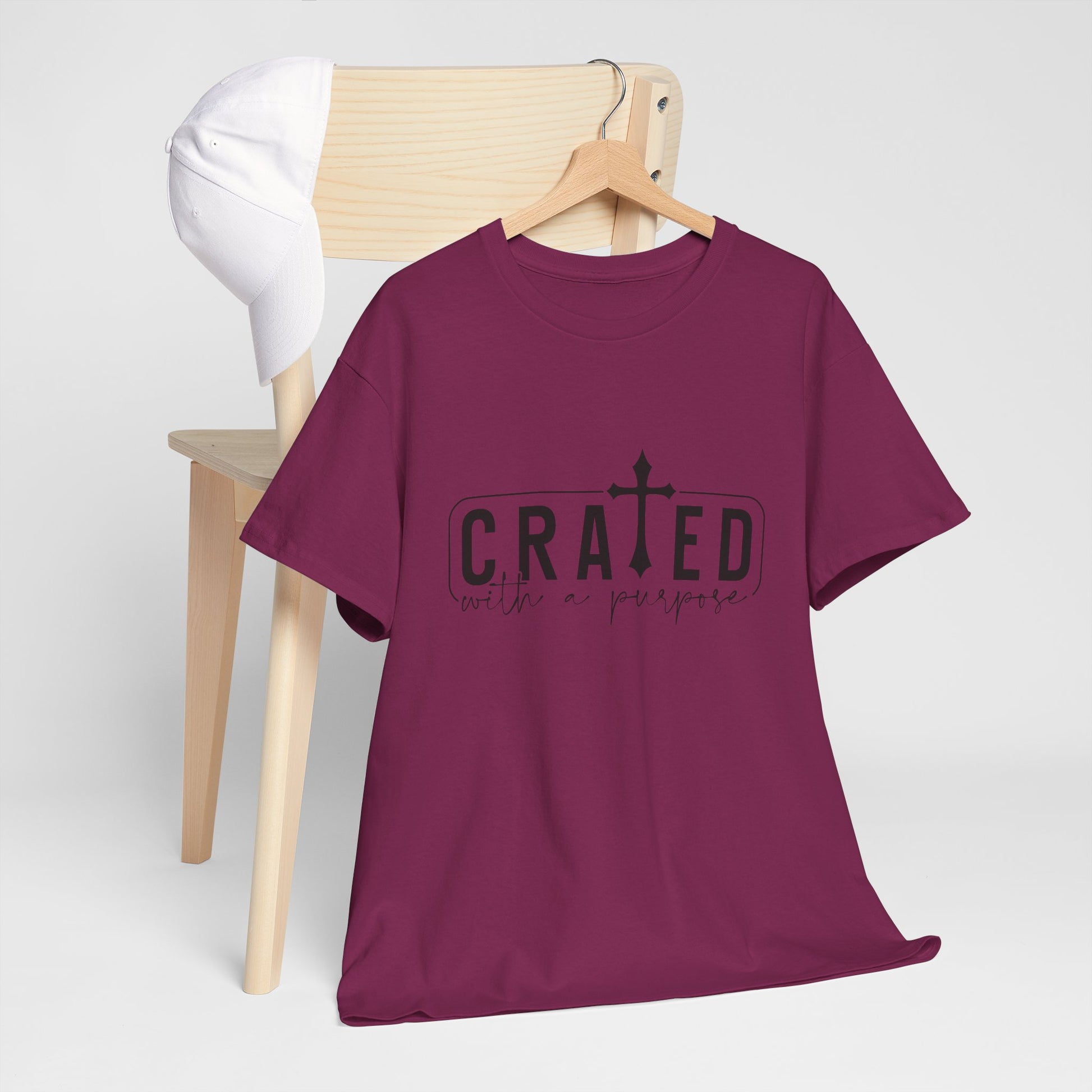 Unisex Heavy Cotton Tee - Grated with a Purpose Graphic Tee - GULLYDESIGN