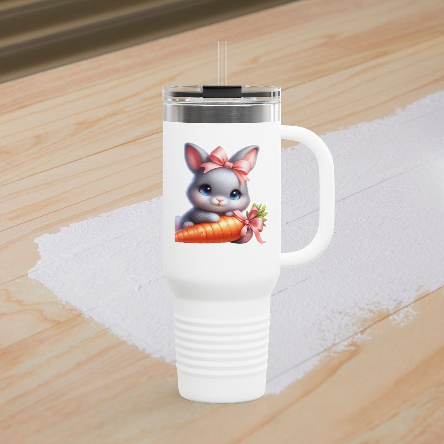 Cute Bunny Insulated Travel Mug - 40oz – Perfect for Spring Outings & Gifts