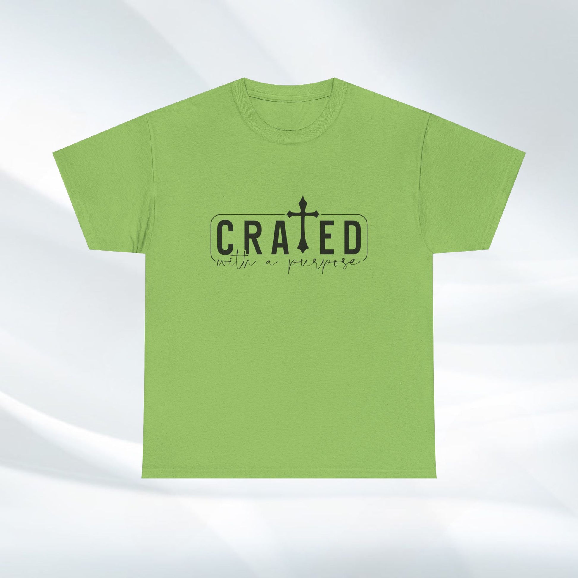 Unisex Heavy Cotton Tee - Grated with a Purpose Graphic Tee - GULLYDESIGN