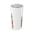 Easter Floral Bunny Tumbler 20oz - Insulated Travel Mug for Spring Celebrations - GULLYDESIGN