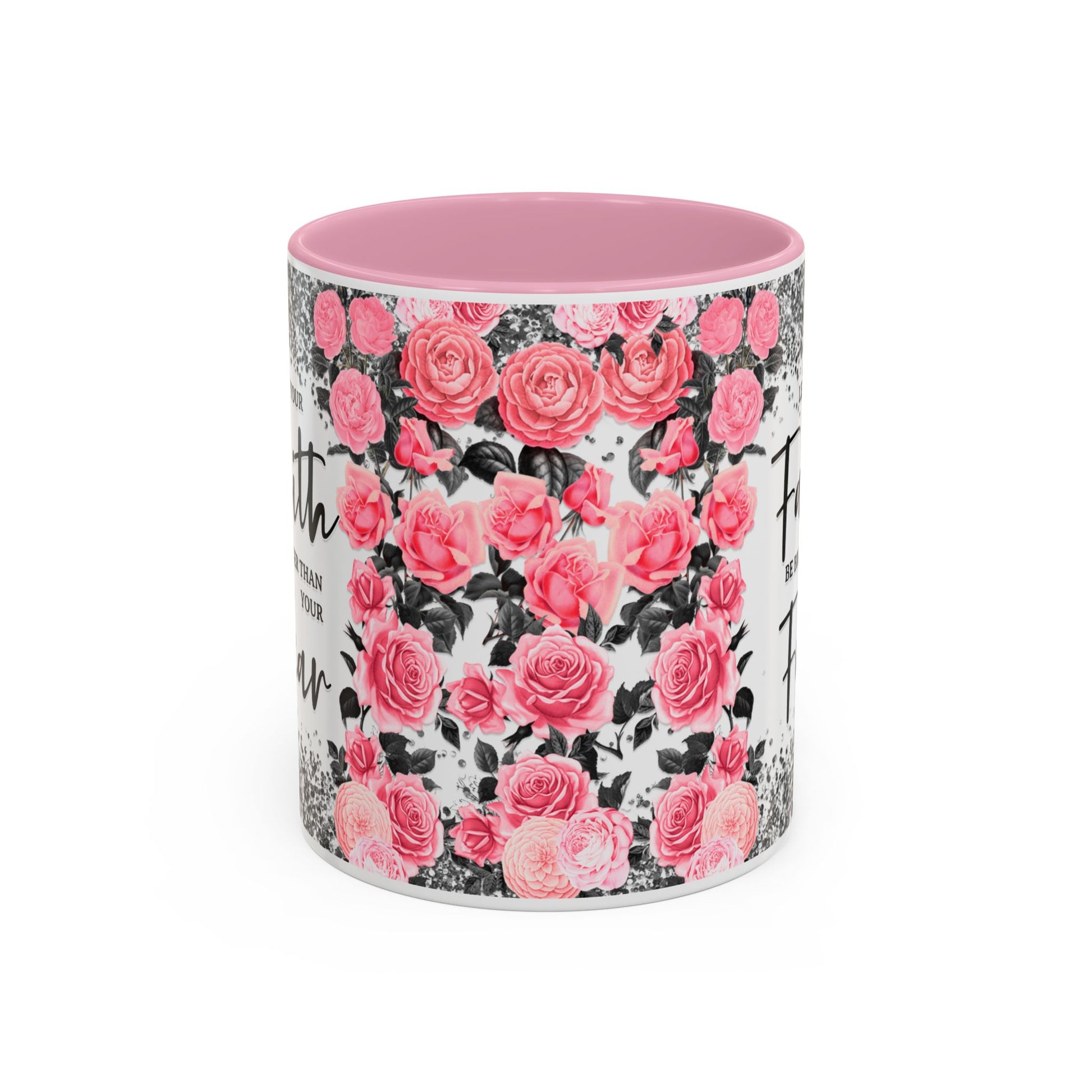 Colorful Floral Faith Mugs - Inspirational Coffee Cups for Home & Gifts - GULLYDESIGN