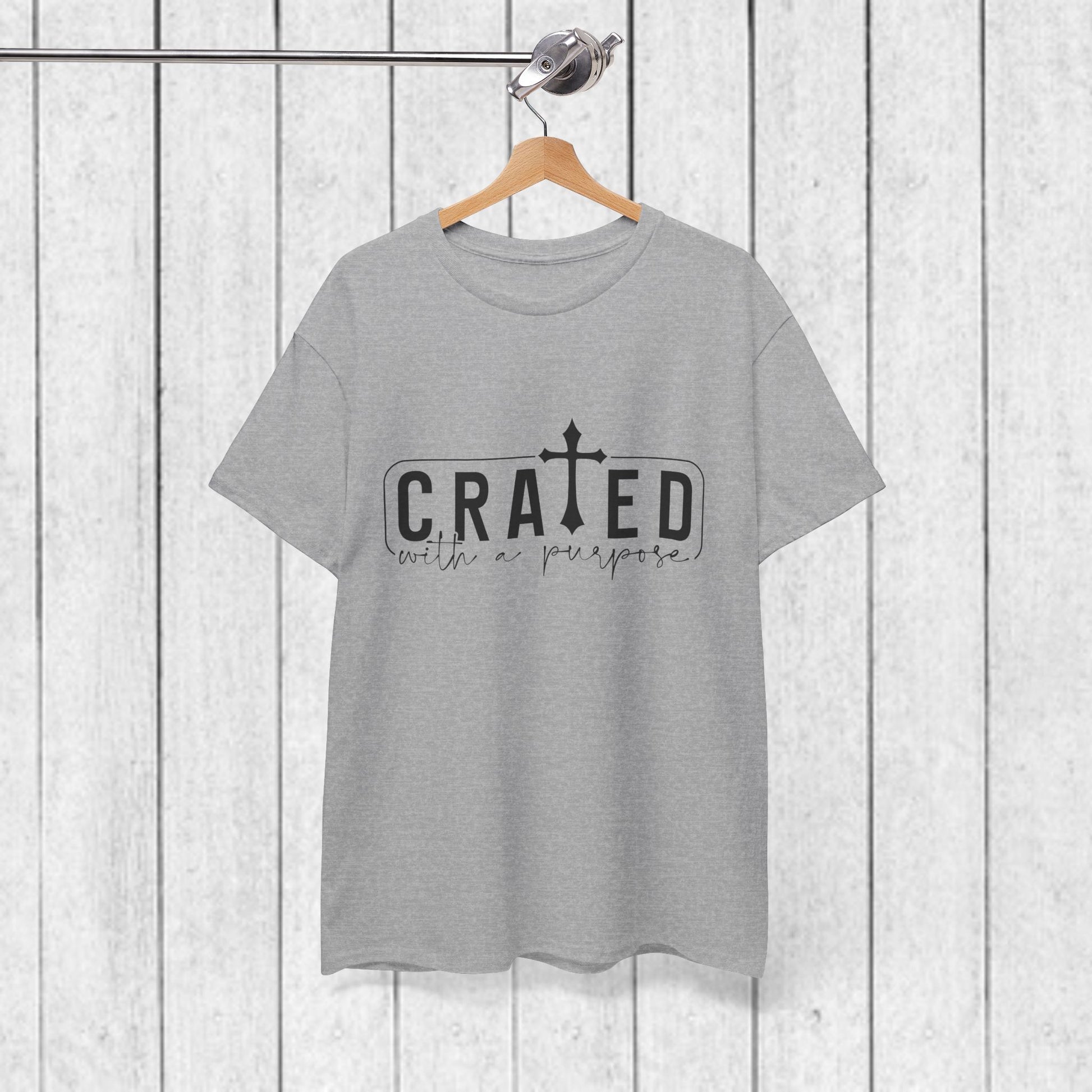 Unisex Heavy Cotton Tee - Grated with a Purpose Graphic Tee - GULLYDESIGN
