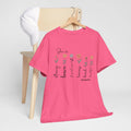 Inspirational Mom Heavy Cotton Tee - Strong, Brave, Kind, Beautiful Design - GULLYDESIGN