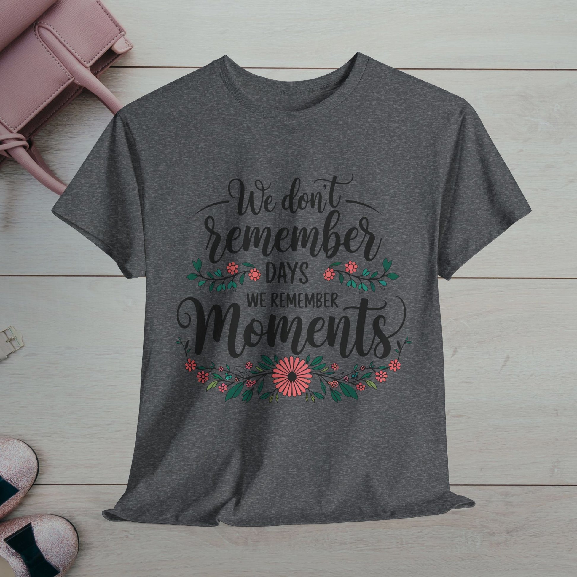 Moments Remembrance Unisex Heavy Cotton Tee - Inspirational Graphic Shirt - GULLYDESIGN