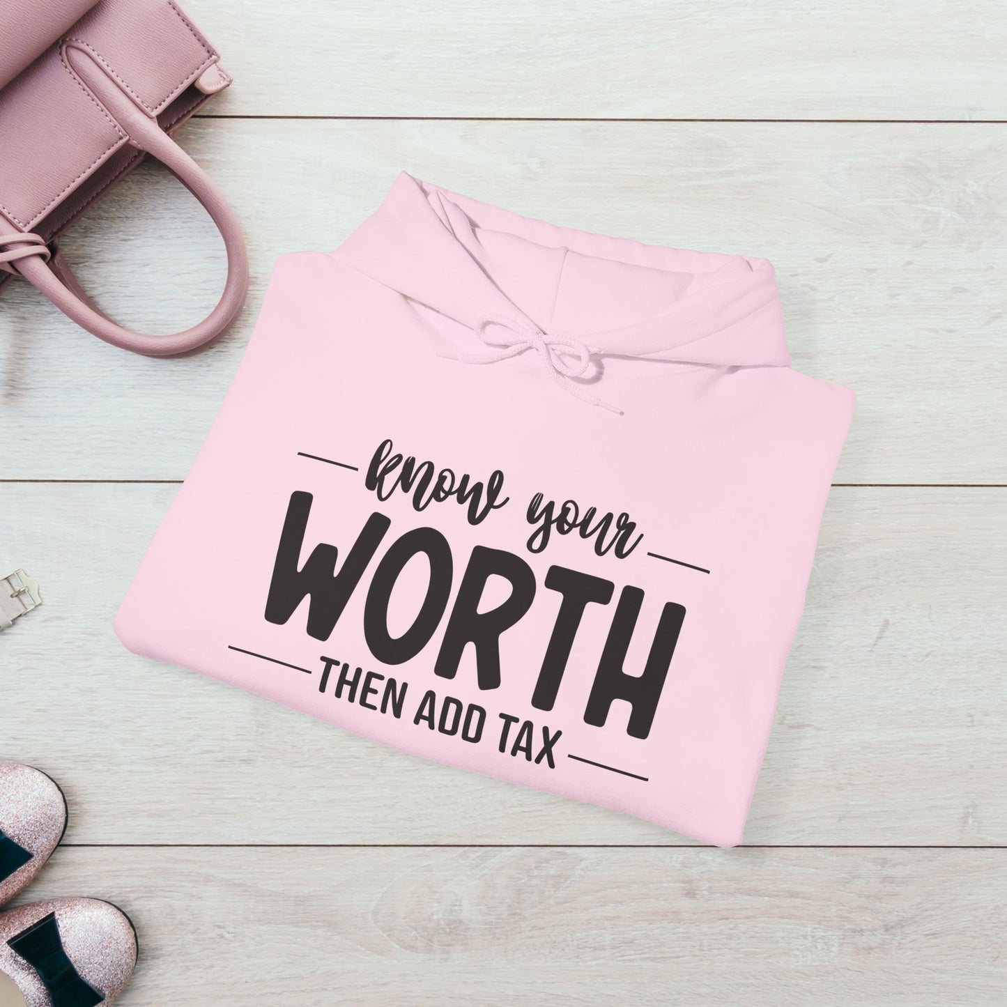Know Your Worth Inspirational Hoodie