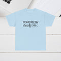 Inspirational Unisex Heavy Cotton Tee - 'Tomorrow Needs You' - GULLYDESIGN