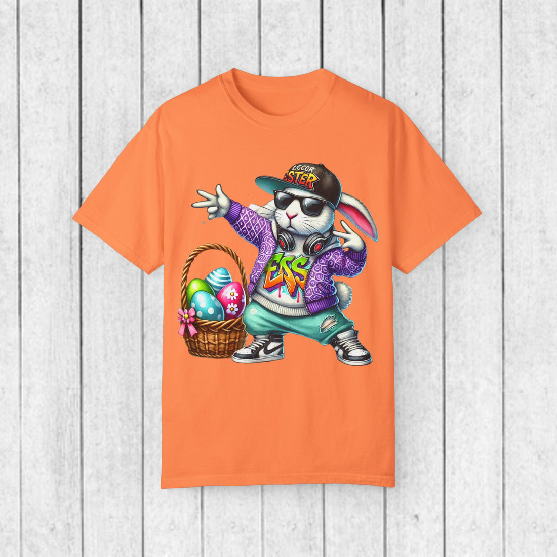 Hip Hop Easter Bunny Unisex T-Shirt - Fun & Festive Spring Apparel - GULLYDESIGN