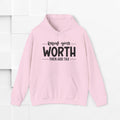 Know Your Worth Inspirational Hoodie - GULLYDESIGN
