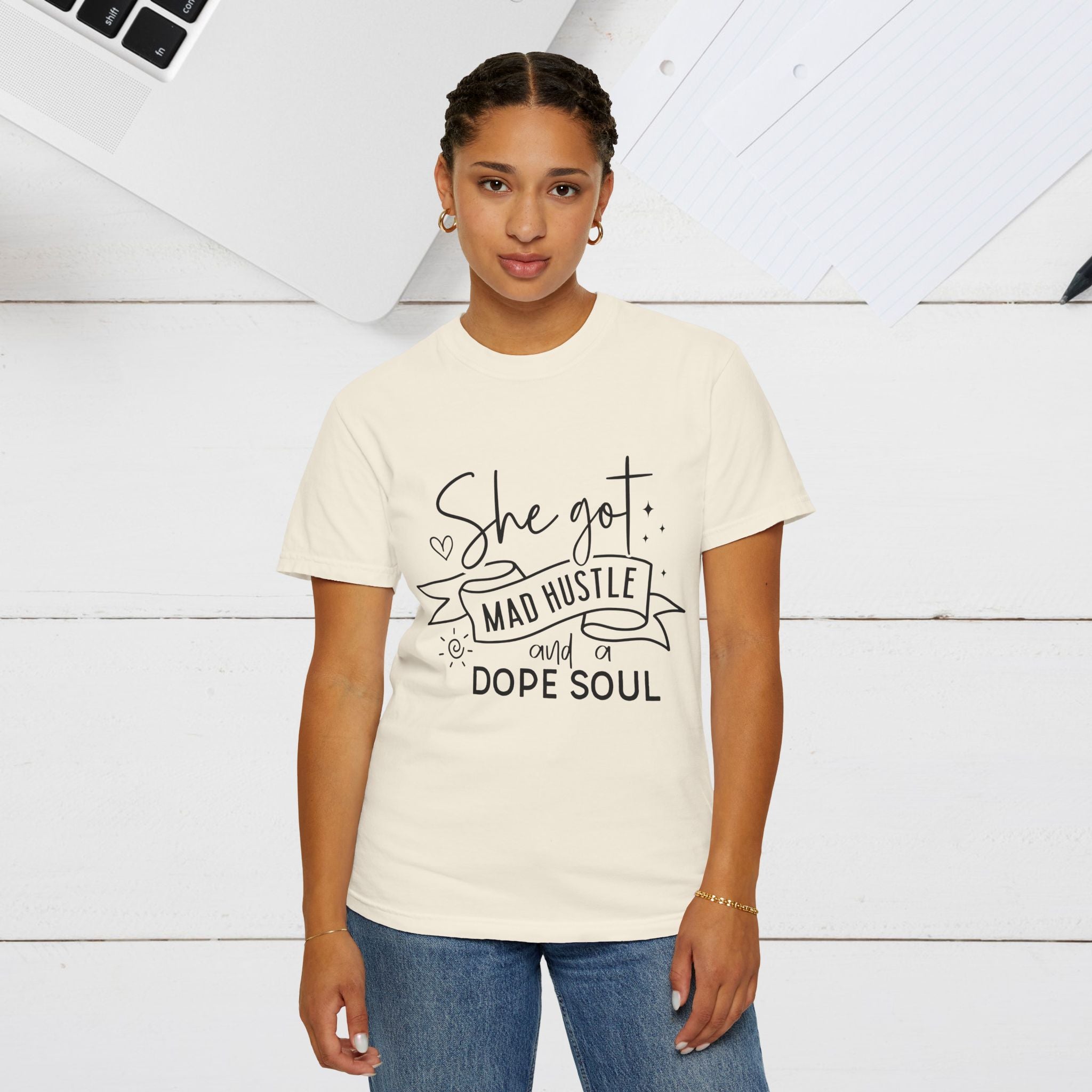 Mad Hustle & Dope Soul Unisex T-Shirt – Motivational Tee for Dreamers - GULLYDESIGN