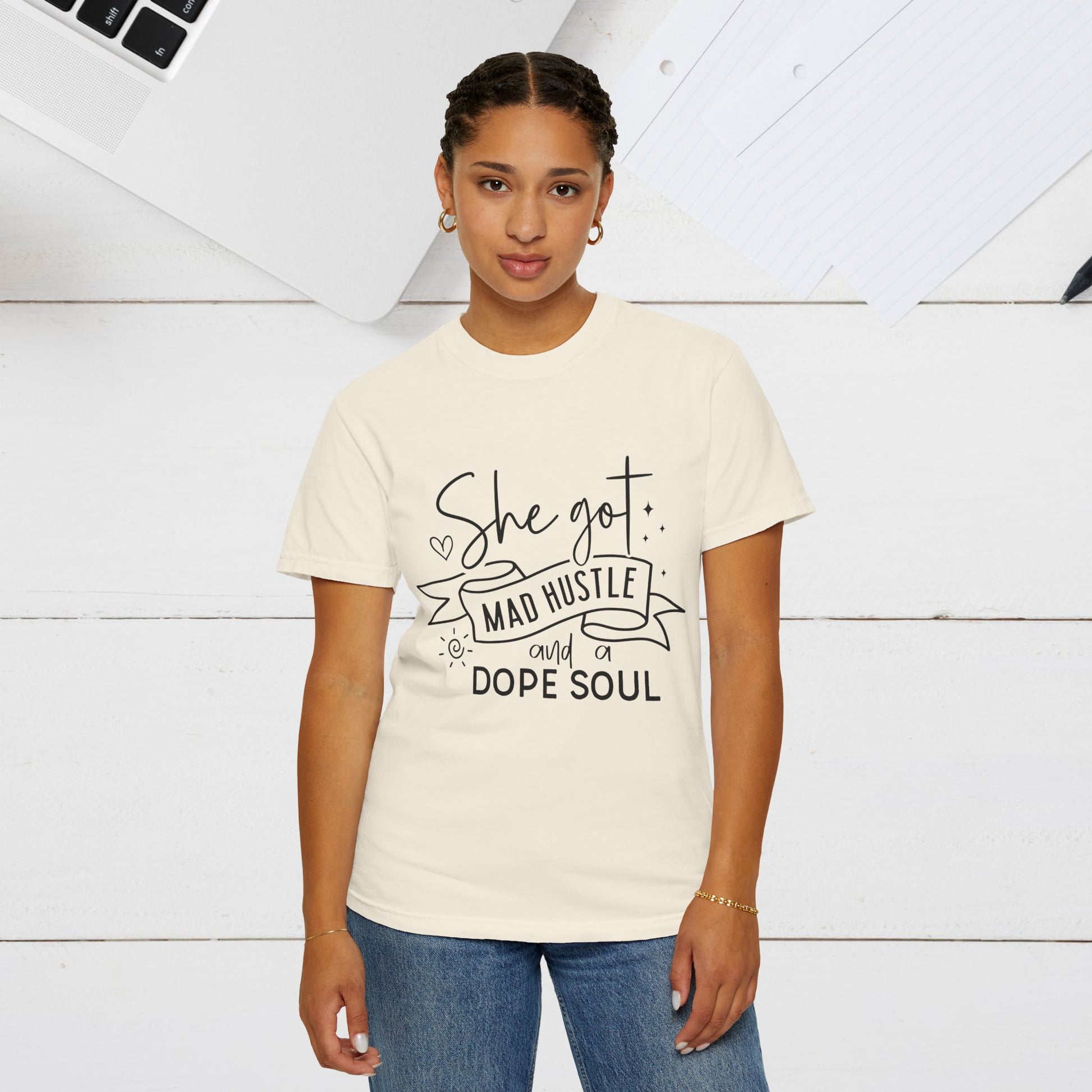 Mad Hustle & Dope Soul Unisex T-Shirt – Motivational Tee for Dreamers - GULLYDESIGN
