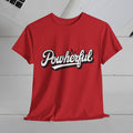 Unisex Heavy Cotton Tee - 'Powerful' Graphic Tee for Empowerment and Self-Expression - GULLYDESIGN