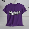 Unisex Heavy Cotton Tee - 'Powerful' Graphic Tee for Empowerment and Self-Expression - GULLYDESIGN