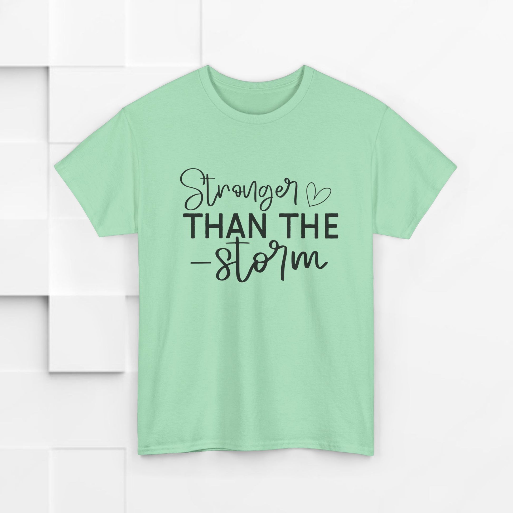 Stronger Than The Storm Unisex Heavy Cotton Tee - GULLYDESIGN