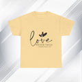 Love Never Fails Unisex Heavy Cotton Tee - Inspirational Christian T-Shirt - GULLYDESIGN