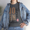 Personalized Unisex Heavy Cotton Tee - Custom Name & Age Design - GULLYDESIGN