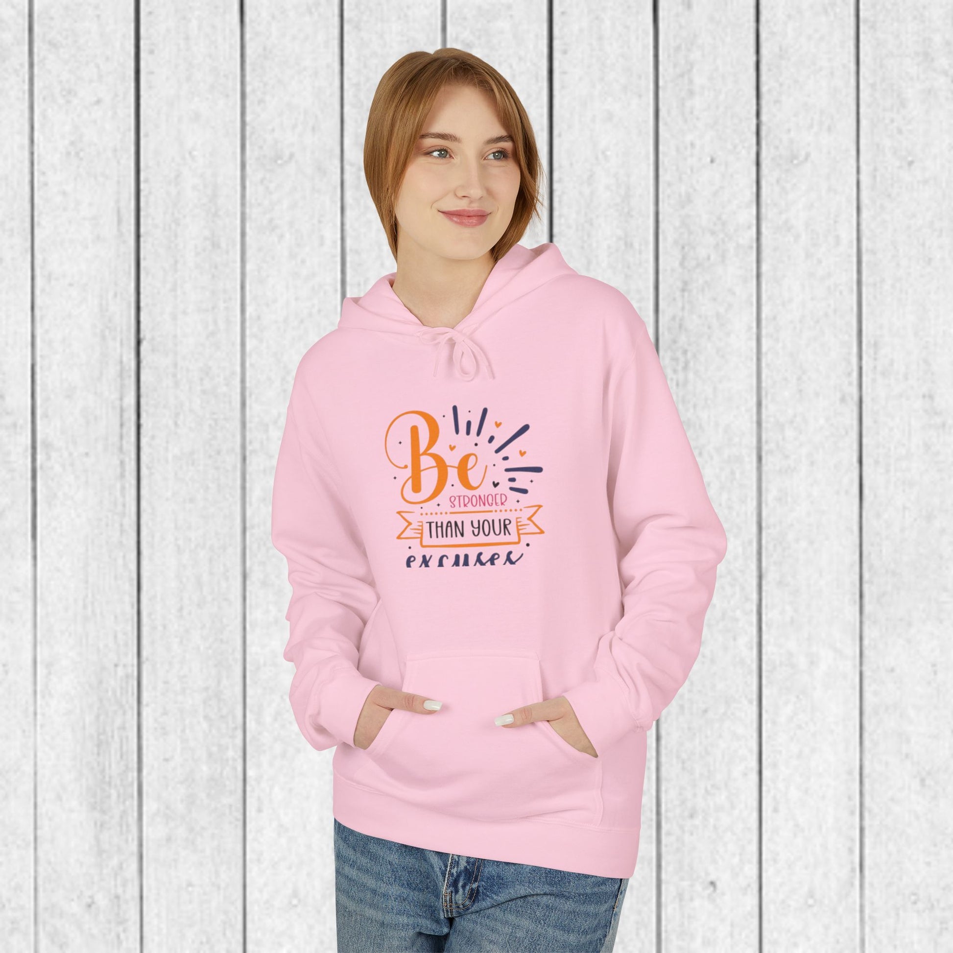 Be Brighter Than Your Excuses Unisex Hoodie - GULLYDESIGN