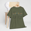 Inspirational Mom Heavy Cotton Tee - Strong, Brave, Kind, Beautiful Design - GULLYDESIGN