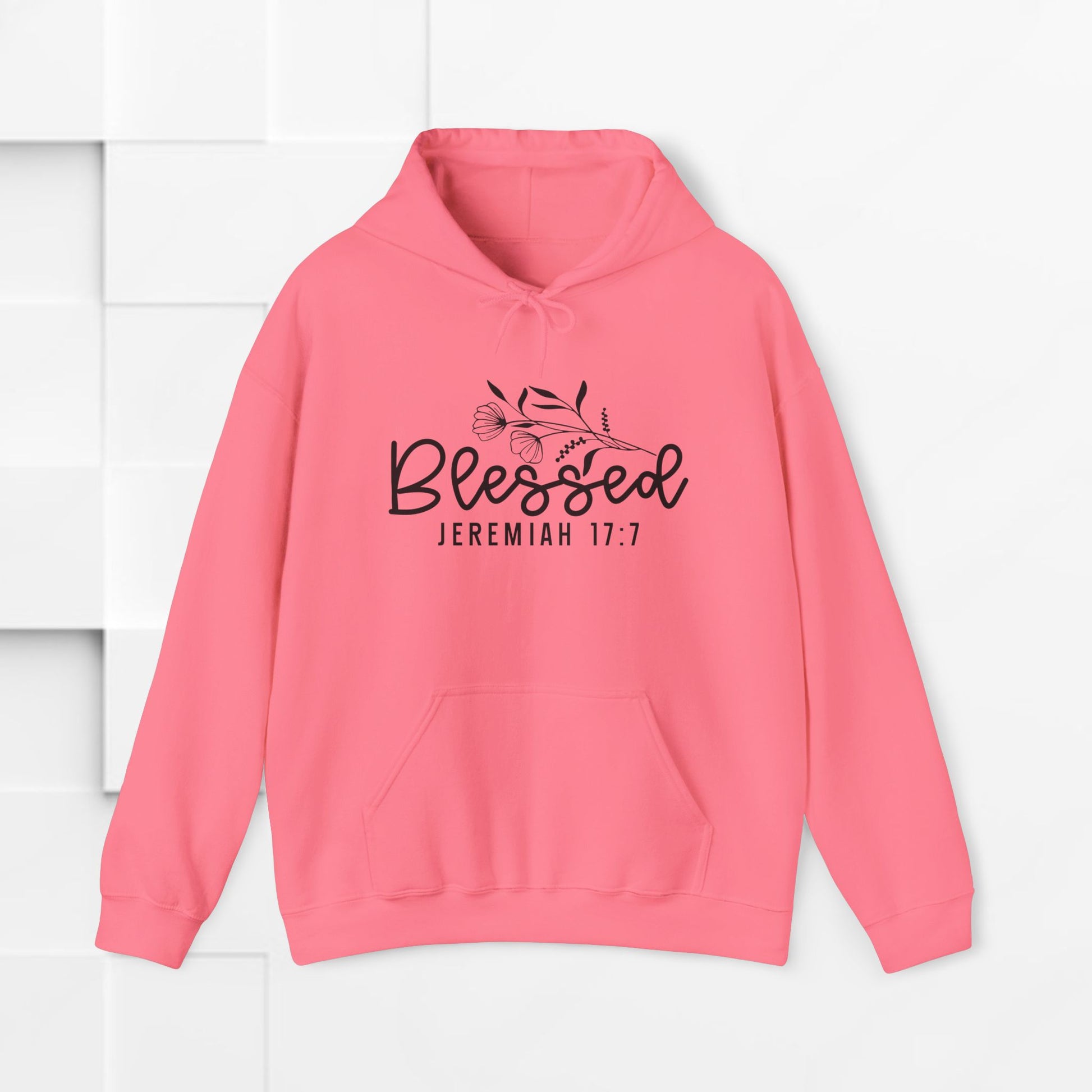 Blessed Jeremiah 17:7 Unisex Heavy Blend Hoodie - GULLYDESIGN