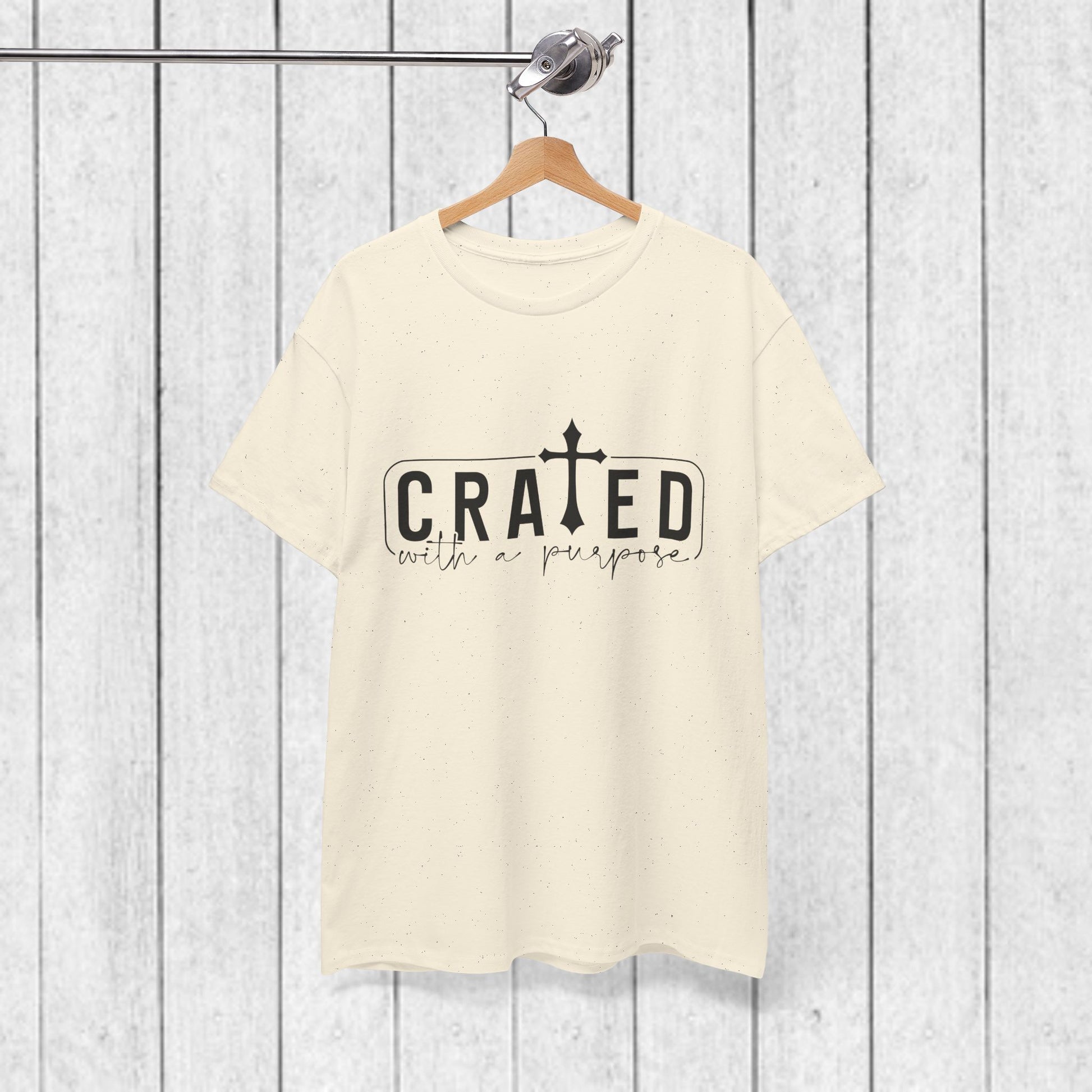 Unisex Heavy Cotton Tee - Grated with a Purpose Graphic Tee - GULLYDESIGN