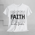 Faith Over Fear Unisex Heavy Cotton Tee - Inspirational T-Shirt - GULLYDESIGN