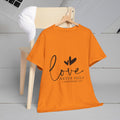Love Never Fails Unisex Heavy Cotton Tee - Inspirational Christian T-Shirt - GULLYDESIGN