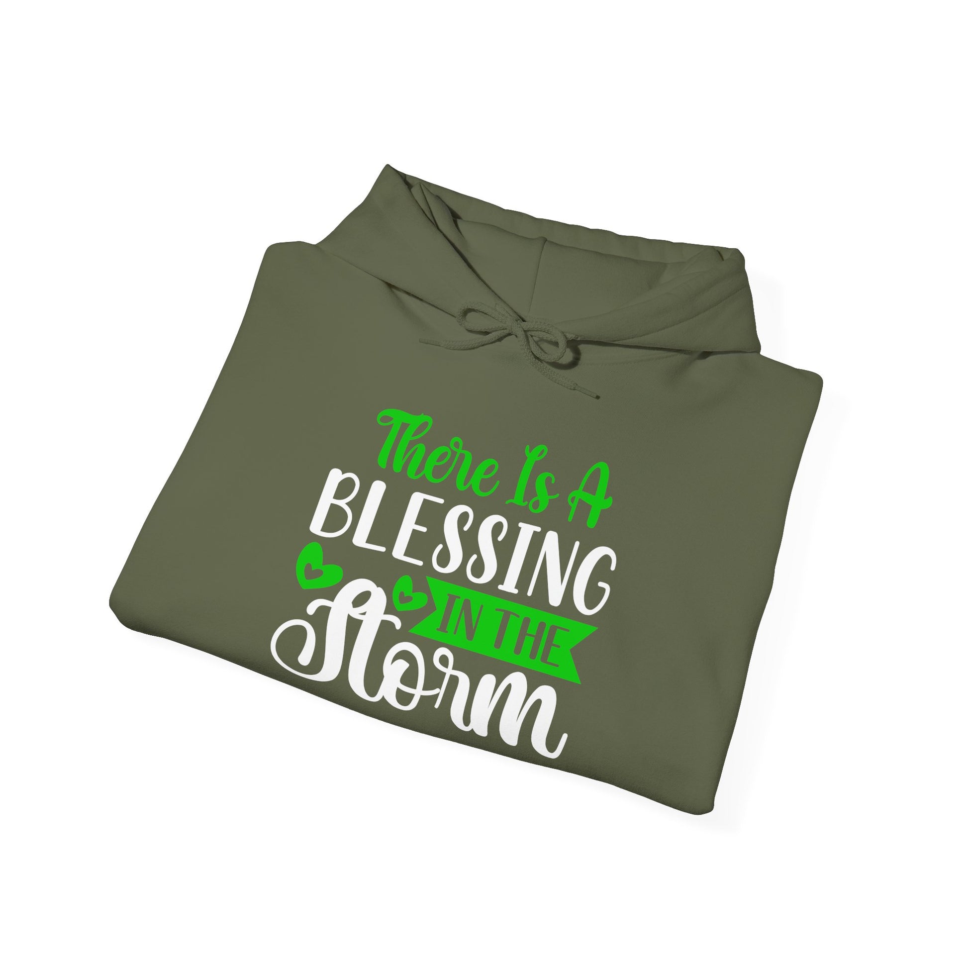 Blessing in the Storm Hoodie | Unisex Heavy Blend Sweatshirt for Comfort and Style - GULLYDESIGN