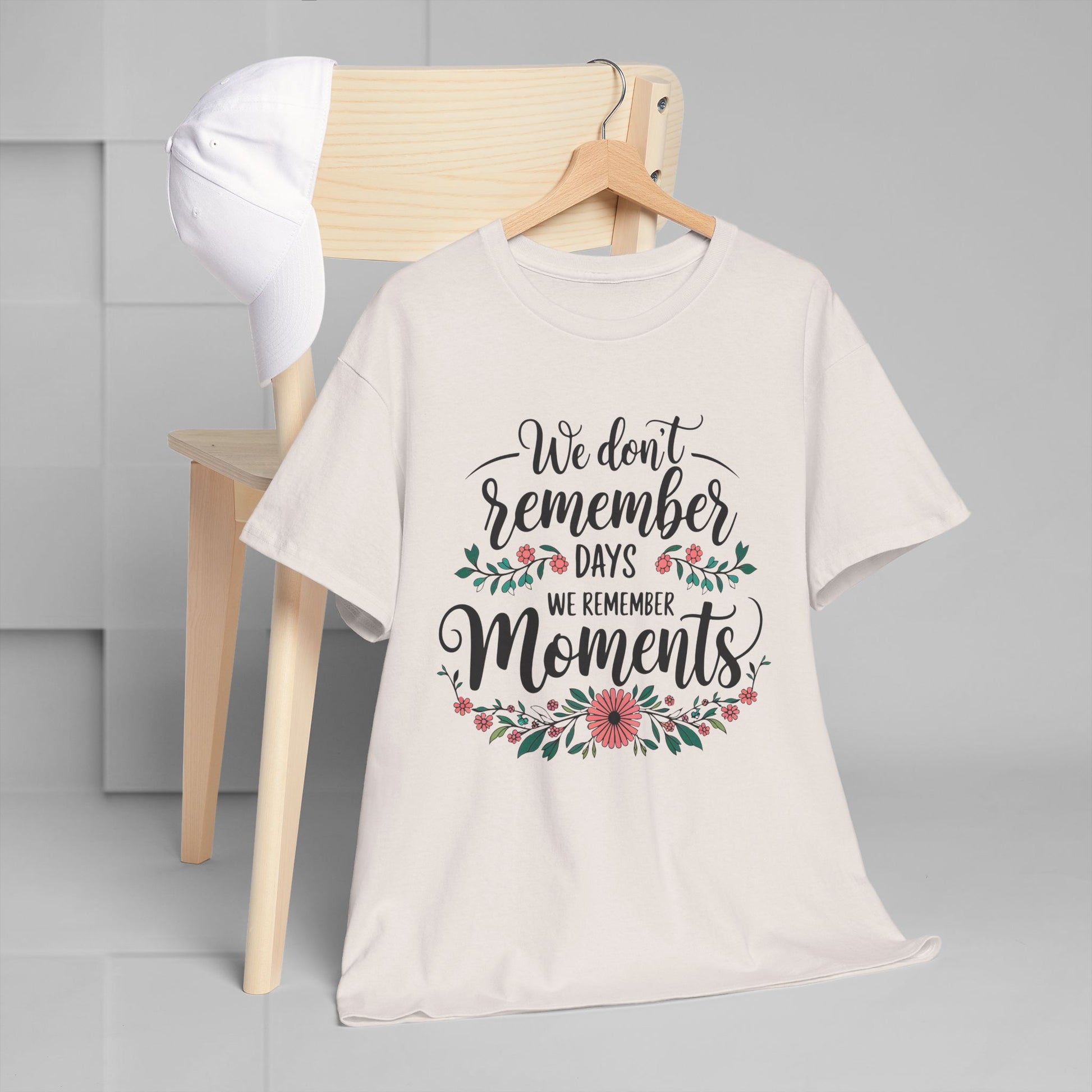 Moments Remembrance Unisex Heavy Cotton Tee - Inspirational Graphic Shirt - GULLYDESIGN