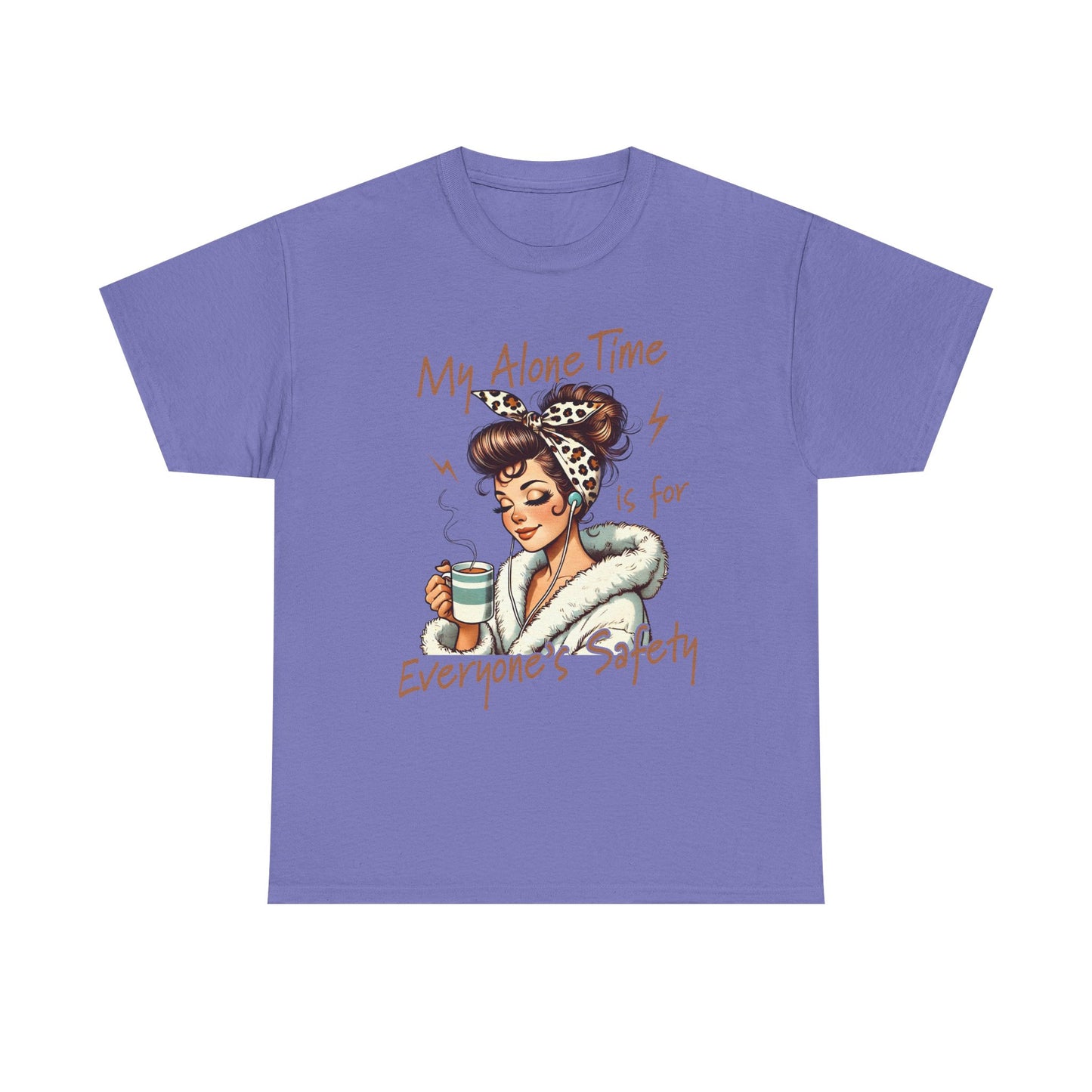 My Alone Time Unisex Heavy Cotton Tee - Cozy Vibe for Self-Care Lovers