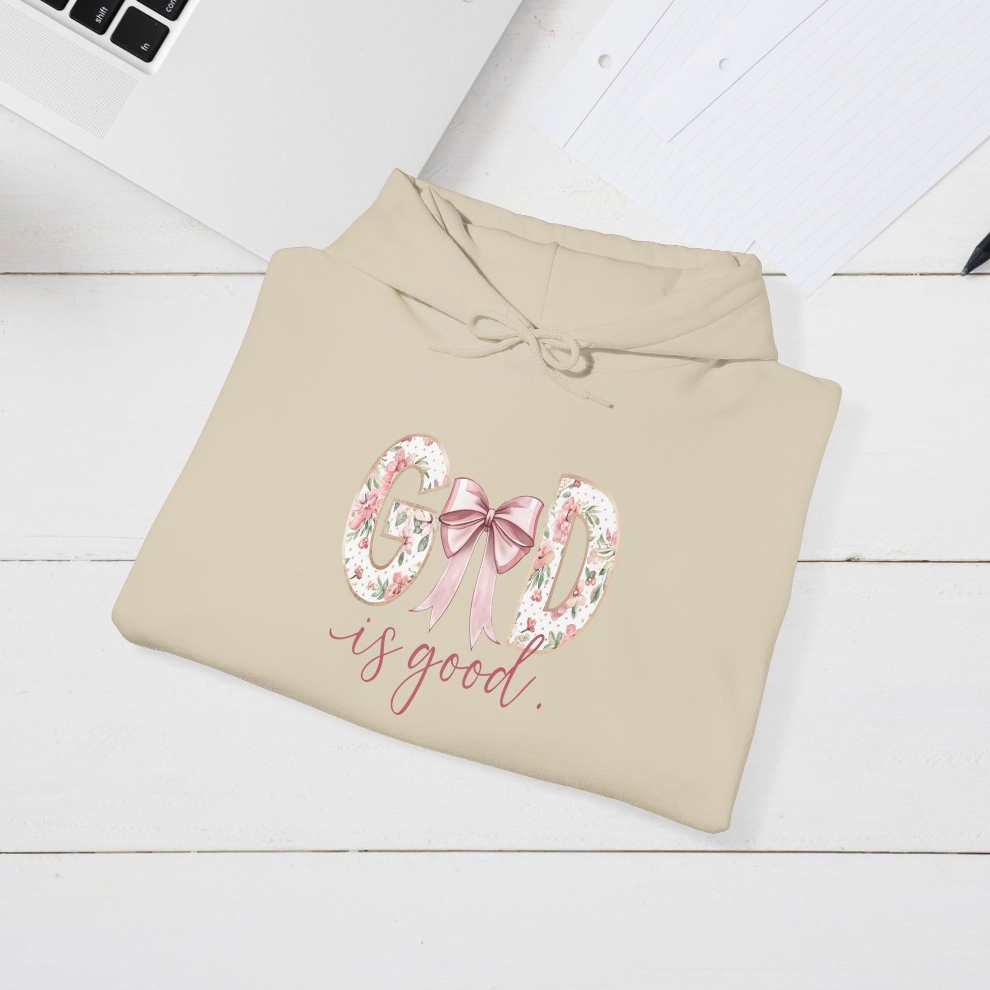 Inspirational God is Good Hoodie - Unisex Heavy Blend™ Sweatshirt - GULLYDESIGN