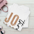 Personalized Unisex Heavy Cotton Tee - Custom Name & Age Design - GULLYDESIGN