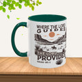 Inspirational Desert Scene Mug - 11oz & 15oz Colorful Coffee Cup for Faith & Encouragement - GULLYDESIGN