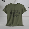 Stronger Than The Storm Unisex Heavy Cotton Tee - GULLYDESIGN