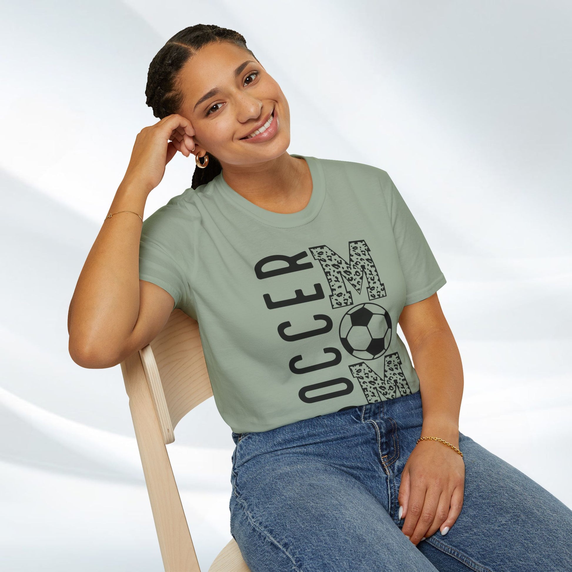 Soccer Mom Unisex Softstyle T-Shirt - Perfect Gift for Sporty Moms - GULLYDESIGN