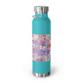 Inspirational Copper Insulated Water Bottle - 22oz - Motivational Quotes & Colorful Design - GULLYDESIGN
