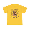 Feral Moms Social Club Tee - Unisex Heavy Cotton T-Shirt for Fun & Rebellious Moms - GULLYDESIGN