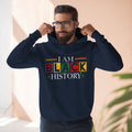 Black History Three-Panel Fleece Hoodie - Celebrate Identity & Culture - GULLYDESIGN