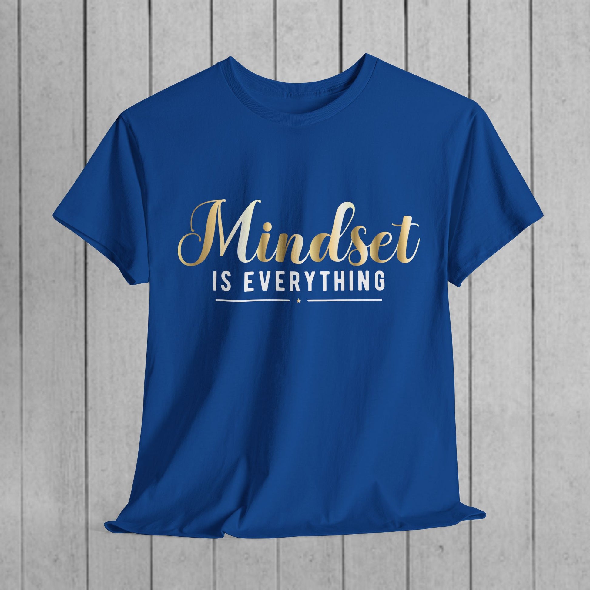 Mindset Unisex Heavy Cotton Tee - Inspirational T-Shirt for Positive Thinking - GULLYDESIGN